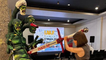 İYİ Partili Murat Katfar’ın Lütfi Kırdar'daki skandal heykeliyle ilgili harekete geçildi!