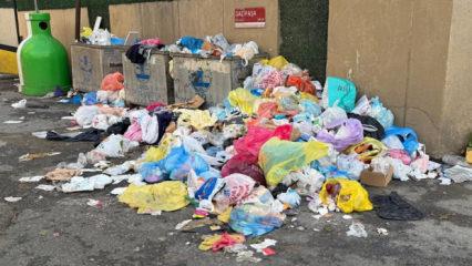 İstanbul'da 500 bin kişilik kaos: 4 gündür çöpler toplanmıyor! Maltepeli dertli:Çözüm yok!