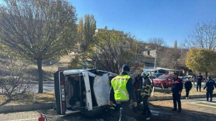 Mardin'de otomobil devrildi: Yaralılar var!