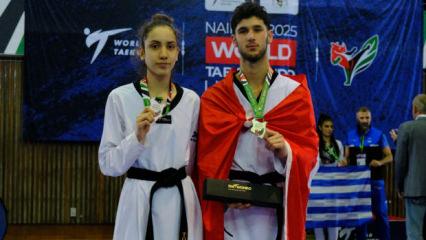 Milli sporculardan gümüş madalya