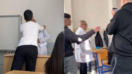 &Ouml;ğrencilerin dalga ge&ccedil;tiği &ouml;ğretmen kolunu kırdı, şikayet&ccedil;i olmadı!