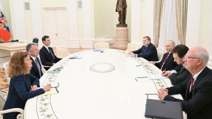 Putin, Trump'ın danışmanı ile damadını kabul etti