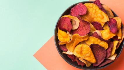 Sağlıklı Atıştırmalık: Fırında Sebze Cipsi