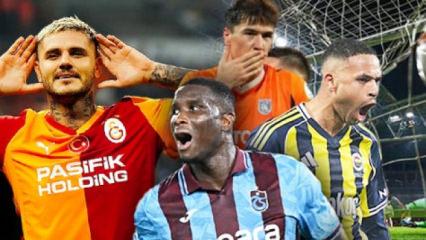 Süper Lig'de gol krallığı sıralaması! Zirvede kıyasıya yarış: 1 golle önde