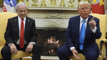 Trump ve Netanyahu'dan Gazze g&ouml;r&uuml;şmesi!
