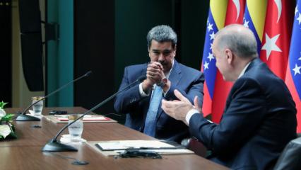 Türkiye devrede! Cumhurbaşkanı Erdoğan Maduro ile görüştü