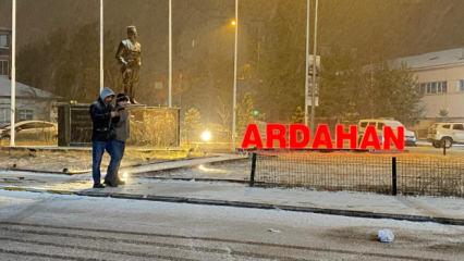 Beklenen haber geldi! Mevsimin ilk karı y&uuml;zleri g&uuml;ld&uuml;rd&uuml;