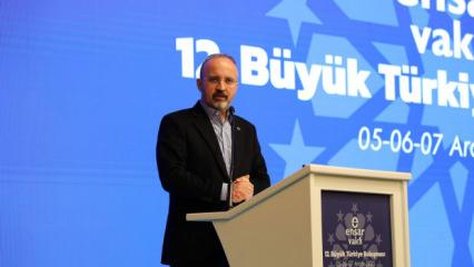 Bülent Turan’dan Ensar Vakfı’nda mesaj: Kaybedecek tek insanımız yok