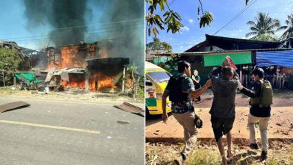 Tayland'da sığınağa roket isabet etti