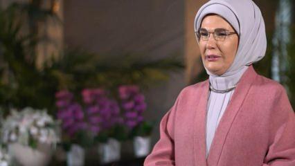 Emine Erdoğan, Sierra Leone'deki kadınlara ilişkin programa video mesaj gönderdi