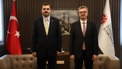 AK Parti Genel Sekreteri İnan'dan, İletişim Başkanı Duran'a ziyaret