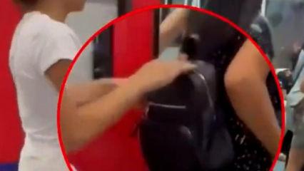 Barselona metrosunda yankesiciler böyle çalıyor!