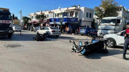 Bodrum'da trafik kazası kaza: 1 ölü, 1 yaralı