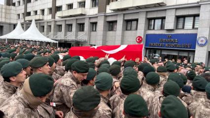 &Ccedil;ekmek&ouml;y'deki operasyonda şehit olan polis memuru i&ccedil;in t&ouml;ren d&uuml;zenlendi
