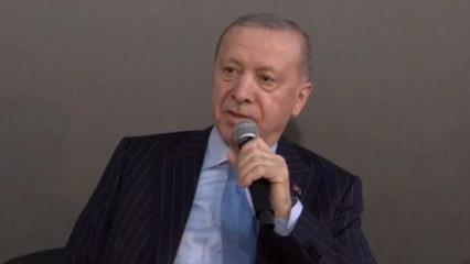 Cumhurbaşkanı Erdoğan gençlerle bir araya geldi
