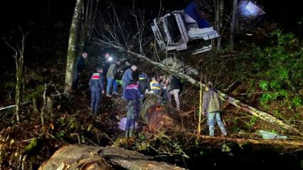 Düzce'de mucize gibi olay: Kazadan 4 saat sonra bulundu! 