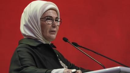 Emine Erdoğan, 'Soykırımın Kadın Tanıkları: Gazze'de Medya ve Direniş' programında konuştu