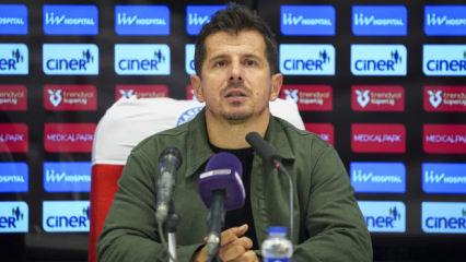 Emre Belözoğlu görevi devraldığı teknik adam hakkında konuştu