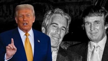 Epstein alb&uuml;m&uuml;nden yeni kareler ortaya &ccedil;ıktı! Trump'ın da yer aldığı fotoğraflar şoke etti