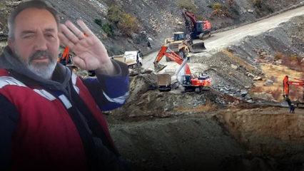 Göçük altında kalan şantiye müdürü 28 gündür aranıyordu! Cansız bedeni bulundu 