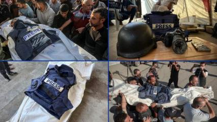 İsrail, bu yıl da d&uuml;nyada en fazla gazeteci &ouml;ld&uuml;ren &uuml;lke oldu