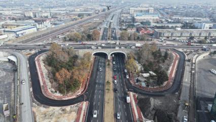 Konya'da Marangozlar K&ouml;pr&uuml;l&uuml; Kavşağı&rsquo;nda 2 şerit trafiğe a&ccedil;ıldı