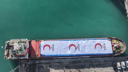 Kosova'dan T&uuml;rkiye'ye "Gazze" teşekk&uuml;r&uuml;! İyilik Gemisi yola &ccedil;ıktı