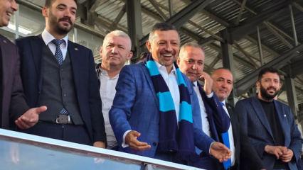 MHP'li milletvekili şehrinin takımını yalnız bırakmadı