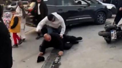 Otomobil s&uuml;r&uuml;c&uuml;s&uuml;, tartıştığı motosikletliyi &ouml;ld&uuml;resiye darbetti