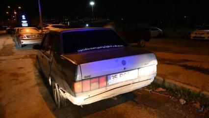 Polisten ka&ccedil;an ehliyetsiz s&uuml;r&uuml;c&uuml;ye 33 bin 271 TL ceza: Aracın arkasında ilgi &ccedil;eken yazı!