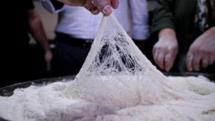 Sabırla yapılıyor, hızla tükeniyor: Çorum’un teltel tatlısı