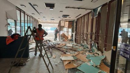 Şişli&rsquo;de AVM'de ka&ccedil;ak ve ruhsata aykırı yapıların yıkımı ger&ccedil;ekleştirildi