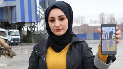 Sivas'ın tek kadın TIR şoförü haber olduğu gün aracı devirdi! Rabia Demir: Nazar değdi