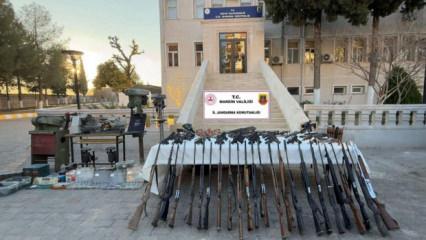 Yasa dışı imalathanede &ccedil;ok sayıda silah ele ge&ccedil;irildi: 1 tutuklama