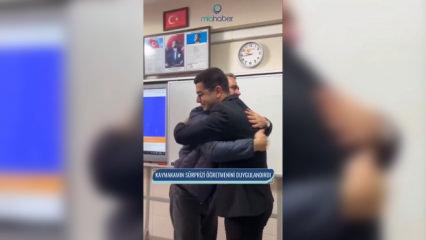 Kaymakam adayından &ouml;ğretmenine vefa ziyareti: Gurur dolu anlar yaşandı