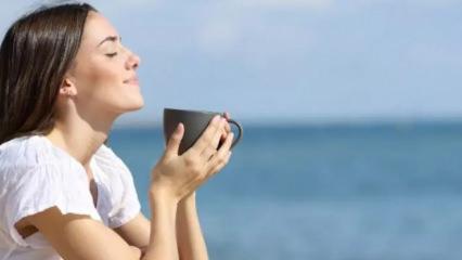 Kahveyi g&uuml;neş altında i&ccedil;in kanseri &ouml;nleyin!