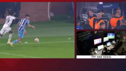 G&ouml;r&uuml;nt&uuml;ler taraftarları ayağa kaldırdı! VAR kayıtlarında birden fazla soru işareti