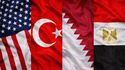 D&ouml;rt &uuml;lkeden Gazze bildirisi