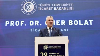 Bakan Bolat'tan kararlılık vurgusu! T&uuml;keticiler bilin&ccedil;lendirilecek ve korunacak