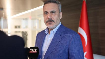 Bakan Fidan'dan 'Gazze' s&ouml;zleri! 'T&uuml;rkiye'nin kırmızı &ccedil;izgisidir'