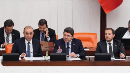 Bakan Tun&ccedil;'tan d&uuml;ş&uuml;r&uuml;len İHA'ya ilişkin a&ccedil;ıklama