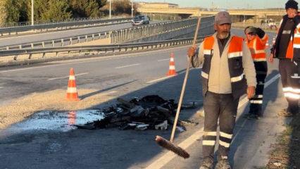  Başakşehir'de trafik kazası: 1 &ouml;l&uuml; 2 ağır yaralı 