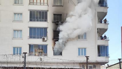 Batman'da apartman dairesinde &ccedil;ıkan yangın s&ouml;nd&uuml;r&uuml;ld&uuml;