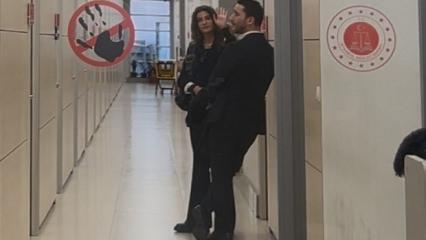 Berrak T&uuml;z&uuml;nata&ccedil;, uyuşturucu operasyonu kapsamında adliyede! Kameralara el salladı