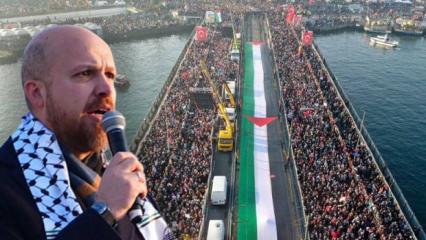 Bilal Erdoğan'dan 1 Ocak &ccedil;ağrısı: &lsquo;Filistin &uuml;mmetin namusu&rsquo;