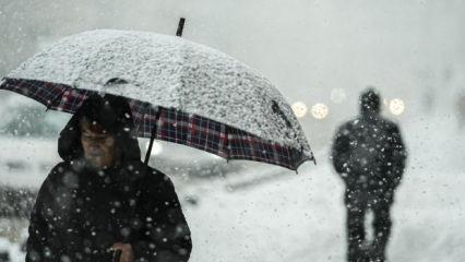 Bug&uuml;n bahar havası, hafta sonu kar... Meteoroloji bazı illeri uyardı: Lapa lapa yağacak!