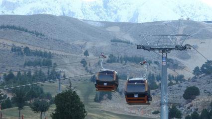 Davraz’da heyecan dorukta! Gondol keyfi başladı