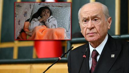 Devlet Bah&ccedil;eli'den engelli k&uuml;&ccedil;&uuml;k kıza s&uuml;rpriz! Hayali yerine getirildi
