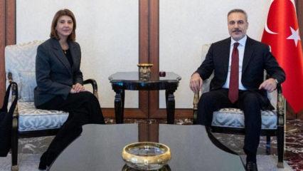 Bakan Fidan, BM Kıbrıs Temsilcisi Cuellar'ı kabul etti