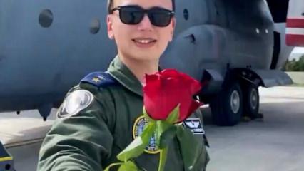 D&uuml;şen kargo u&ccedil;ağında şehit olan C&uuml;neyt Kandemir'in eşinden duygulandıran paylaşım